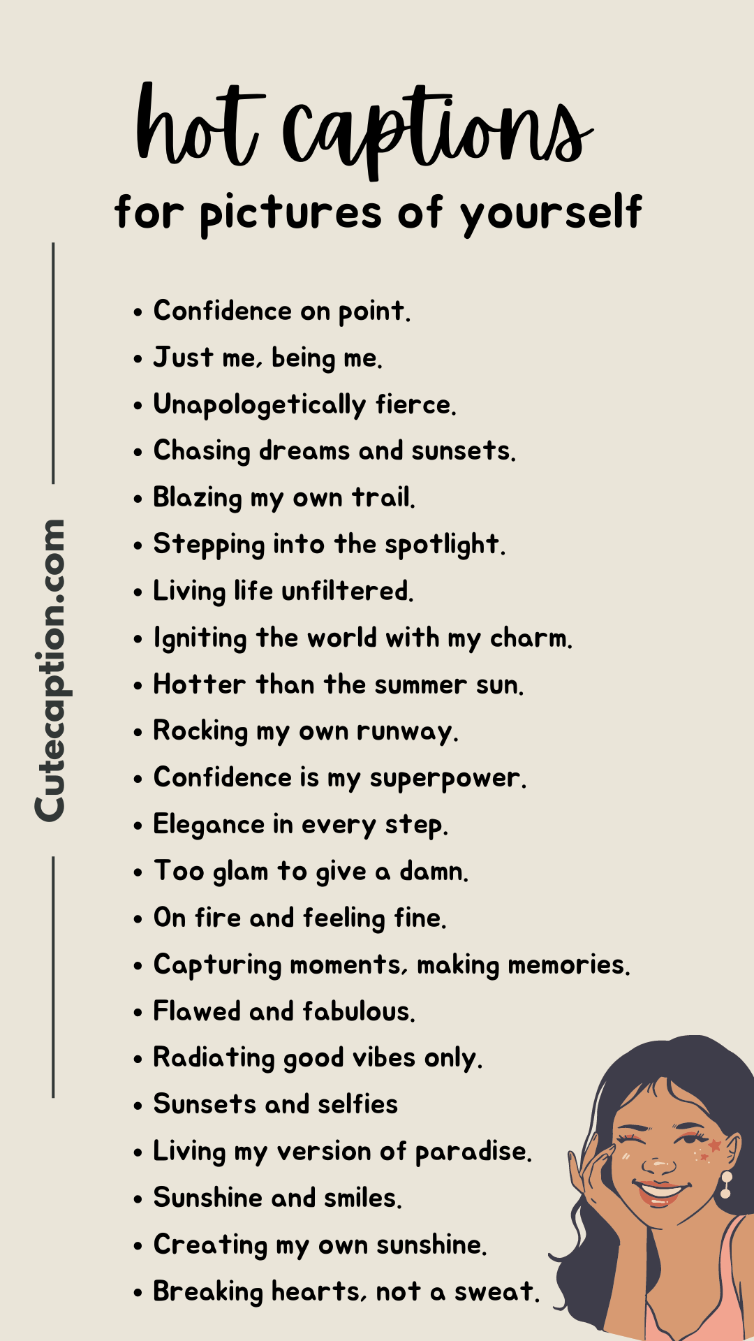 captions-for-cute-pics-of-yourself