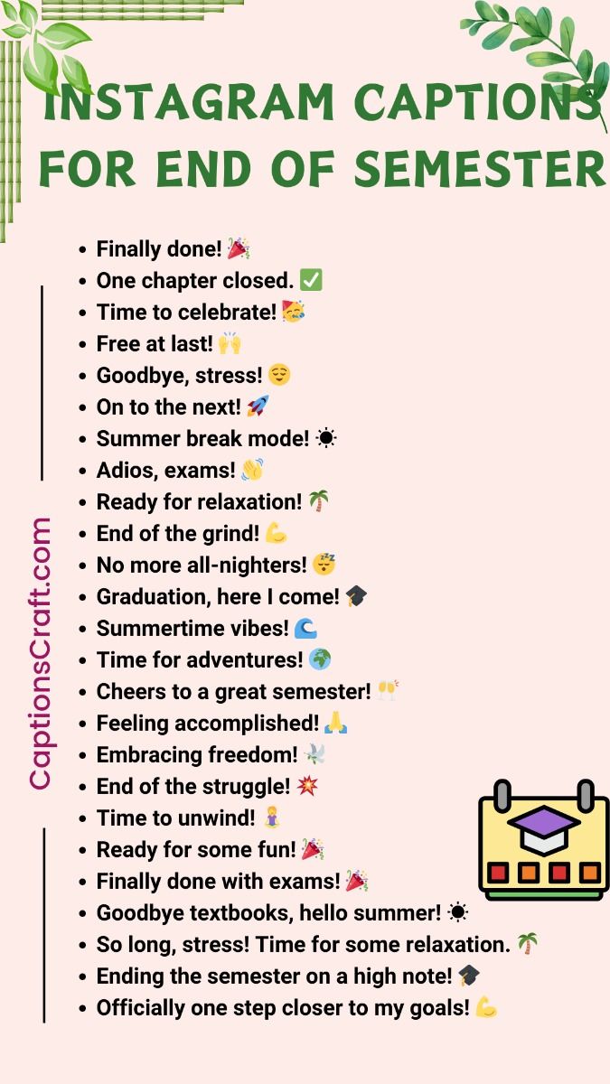 end-of-semester-captions-for-instagram
