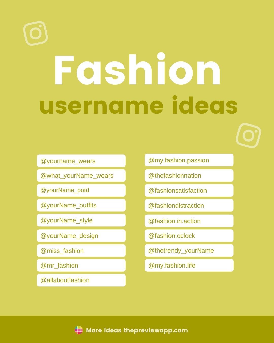fashion-username-ideas-for-instagram