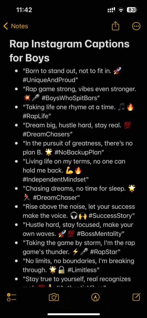 rap-lyric-captions-for-friends