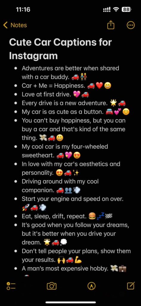 short-captions-for-car-selfies