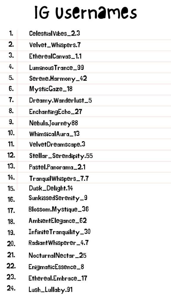 username-ideas-for-aesthetic-accounts